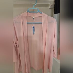 Light Pink Open Front Cardigan, BRAND NEW WITH TAGS
